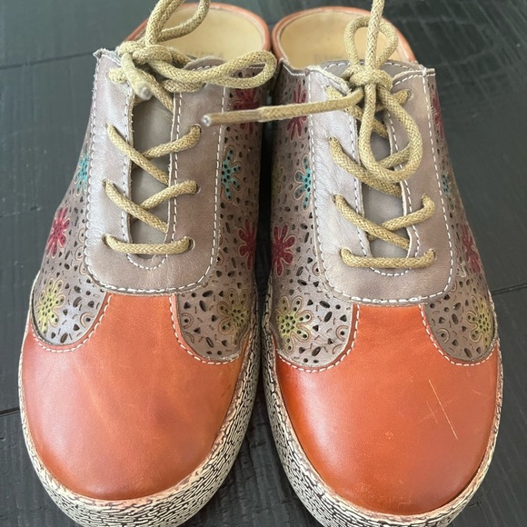 Spring Step L'ARTISTE Royce-Cam Women Slide Platform Shoes Size 7.5 EU 38 - Picture 7 of 10